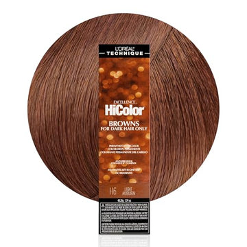 L'Oréal Technique HiColor Browns & Blondes Permanent Hair Color - Lifts Dark Hair in One Step, No Brassiness, Rich, Smooth Creme Formula, Intense, Long-Lasting Color, Auburn