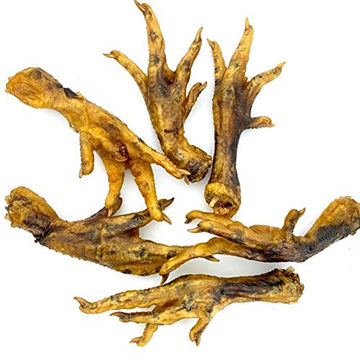 Chicken Feet Chew Bones for Dogs - 100 Count Chicken Feet Dog Treat - All Natural and High Protein - Makes for The Perfect Snack for Your Pup!