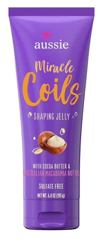 Aussie Miracle Coils Shaping Jelly 6.8 Ounce Tube (Pack of 3)