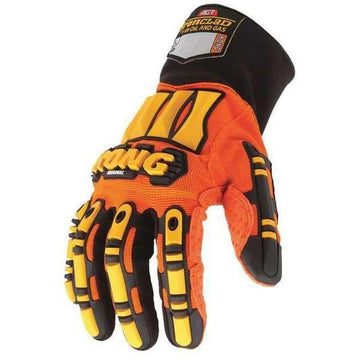 IRONCLAD KONG SDX-02-S High Performance Work Gloves Safety Oil Gas Rigging Orange Small