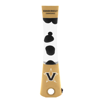 Sporticulture NCAA Vanderbilt Commodores 16.5" Magma Lamp with Built-in Speaker & Standard Outlet Connection - Ideal Fan Gifts & Home or Office Decoration