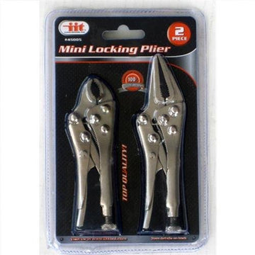 IIT 45005 2Pc Mini Locking Pliers,