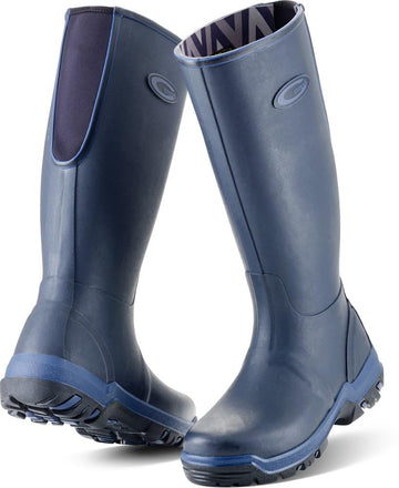 Grubs Rainline High Rubber Boot - Navy