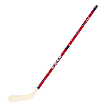 Franklin Sports NHL Washington Capitals Team 48-Inch Vinyl Hockey Stick (Left), Junior, Red