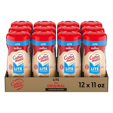 Nestle Coffee mate Coffee Creamer, Original Lite, Non Dairy Powder Creamer, 11 oz (Pack of 12)