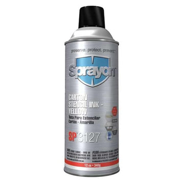 Sprayon Stencil Ink SP3127 CARTON STENCIL INK YELLOW