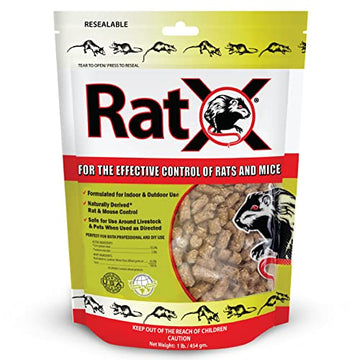 RatX All-Natural Humane Rat and Mouse 1 lb. Bag - EcoClear Products 620101