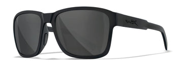 Wiley X Trek Sunglasses, Safety Glasses for Men and Women, UV Eye Protection for Shooting, Fishing, Biking, and Extreme Sports, Matte Black Frames, Smoke Grey Lenses