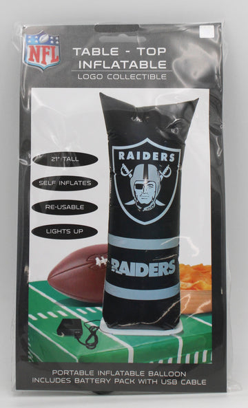 NFL LAS VEGAS RAIDERS TABLETOP INFLATABLE CENTERPIECE