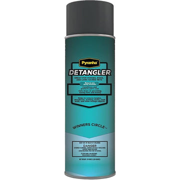 Pyranha Detangler Spray for Horses & Pets | Conditions, Moisturizes & Detangles Mane, Tail & Coat | Silky Finish with Fresh Smell | Non-Greasy Leave-in Grooming Spray | 10 oz Aerosol