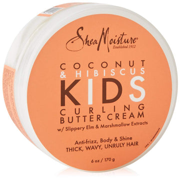 SheaMoisture Kids Curl Butter Cream, Coconut & Hibiscus, Multi, 6 Ounce
