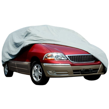 Budge Lite Van Cover Indoor, Dustproof, UV Resistant Van Cover Fits Full Size Vans up to 216” L x 72" W x 72" H, Gray