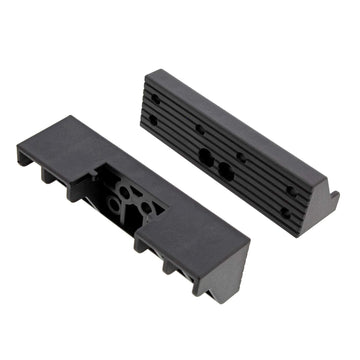DCT Wide Jaw Clamping Set - 2pc Vice Jaws Multi-Purpose for Woodworking 4in Non-Marring Soft Bench Clamp Jaw Protectors