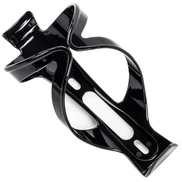 Crown Sporting Goods Plastic Bicycle Bottle Holder – Water Bottle Cage for Handlebar or Frame – Attachable Bike Beverage Rack (Black)