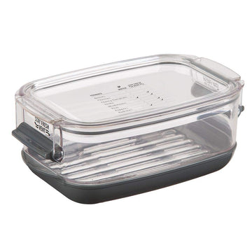 Progressive Berry ProKeeper, 1.2-Quart, Strawberries, Blueberry, Fruit Vegetable Container,Black
