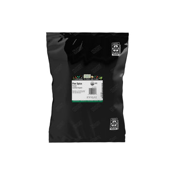 Frontier Co-op Organic Five Spice Powder, 1-pound Bulk Bag, Cinnamon, Fennel Seed, Cloves, Star Anise & White Pepper, Non GMO