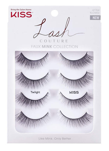 Kiss Lash Couture Matte Black Matte Velvet (Pack of 2)