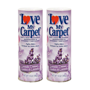 Love My Carpet 2-in-1 Carpet & Room Deodorizer (2-Pack) (Lavender Dreams, 2)
