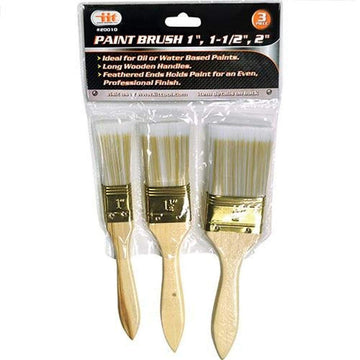 IIT 20010 3Piece Paint Brush Set 1"1-1/2",