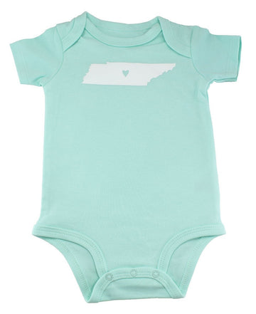 About Face Designs 186652 State of Tennessee Onesie, Multicolor