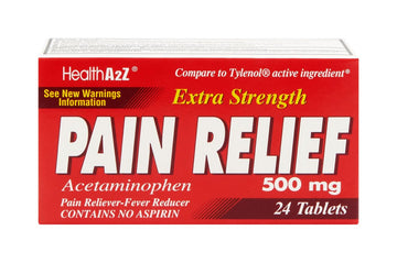 Health A2z, Pain Relief Tablets, 24 Count