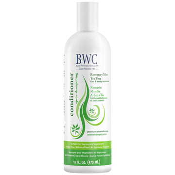 Beauty Without Cruelty Conditioner, Rosemary Mint Tea Tree – Aromatherapy Clarifying Hair & Scalp Treatment, SLS-Free, Vegan-Friendly & Cruelty-Free, 16 Oz