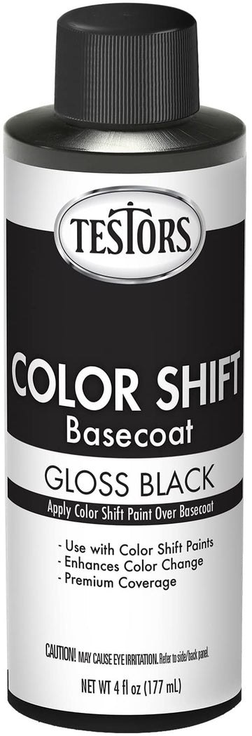 Testors Corp 4 oz Color Shift - Black Basecoat TES362482 Plastics Paint Acrylic