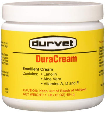 Durvet Duracream Emollient and Barrier Cream, 1 Pound Container