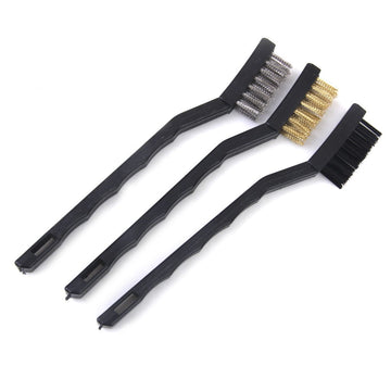 3 Pcs Mini Wire Brush Set
