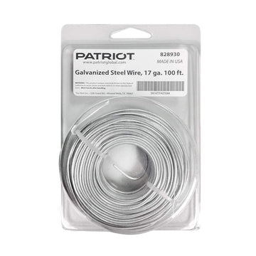 Patriot Aluminum Tire Fence Wire Sturdy Rustproof Resists Tarnish 17-Gauge 100'