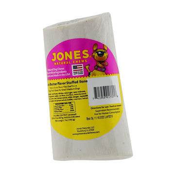 JONES Peanut Butter Stuffed Bone Dog Chew Treat