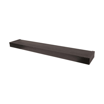 HIGH & MIGHTY 515615 Modern 36" Floating Shelf Holds up to 25lbs, Easy Tool-Free Dry Wall Installation, Flat, Retail Packaging, Espresso