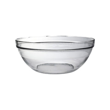Duralex LYS Stackable Glass Bowl, 3-1/2 Quarts, 10 1/4 Inches, Clear, 2030AF, Approx. Φ12.2 x H4.8 inches (310 x 123 mm)