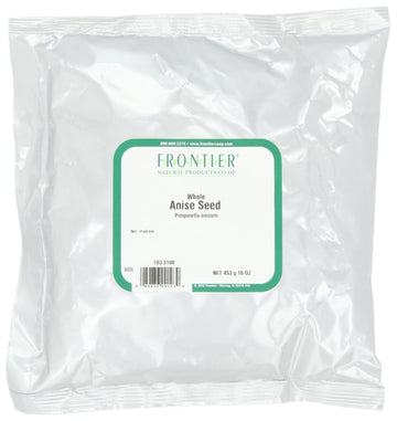 Frontier Frontier Anise Seed Whole, 16 Ounce Bags (Pack Of 2), 16 Ounce (89836001030)