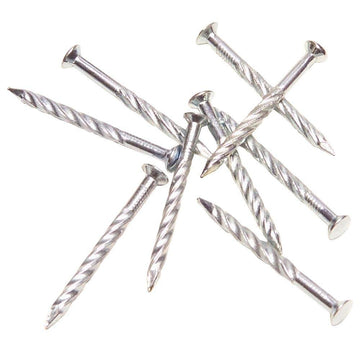 TrafficMASTER 1-1/4 in. Silver Carbon Steel Floor Screw Nails