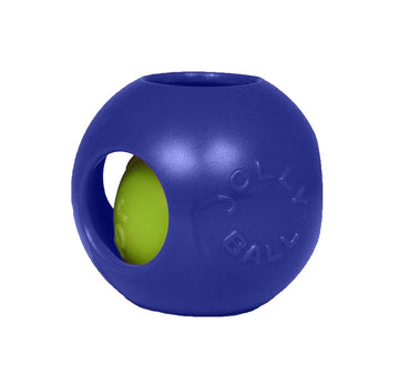 Jolly Pets Teaser Ball Dog Toy, Extra Large/10 Inches, Blue