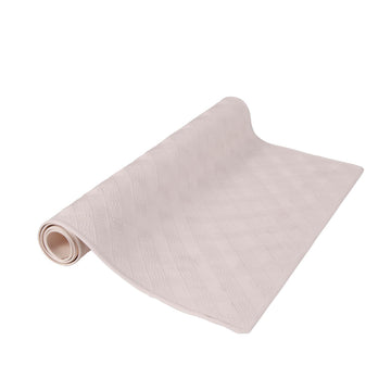 Kenney KN61280 Textured Rubber Bath Mat, Shower Mat, Tub Mat with Suction Cups for Use Inside the Bathroom Shower, 27.5" L x 15.5" W, Off White