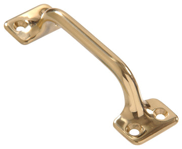 Hardware Essentials 851777 Sash Lift Bar 4" Bright Brass