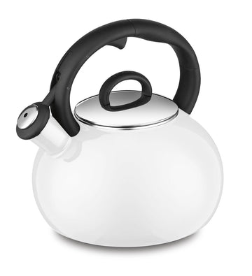Cuisinart CTK-EOS17W Aura 2-Quart Teakettle, Make 2-Quarts of Boiling Water in this Classic Tea Kettle, White