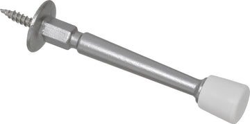 Hillman #853747 Rigid Door Stop-Utility 3" Satin Nickel Contractor Packs (10-Pack)