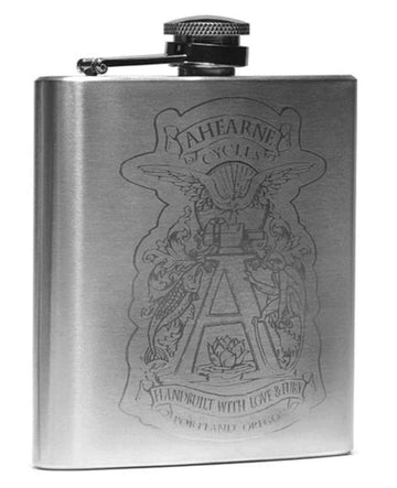 Ahearne Cycles Ahearne Flask, Stainless - 6oz - ZX009