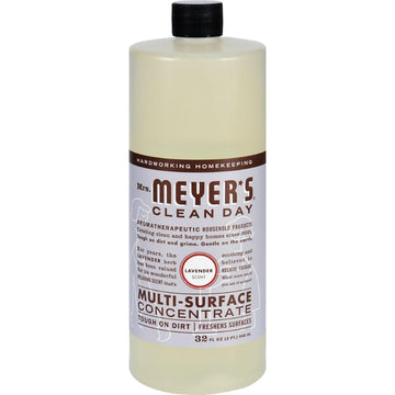 MRS. MEYER'S CLEAN DAY Multi-Surface Cleaner Concentrate, Use to Clean Floors, Tile, Counters, Lavender, 32 fl. oz