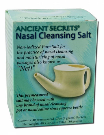 Nasal Cleansing Salt Packets 40 PKT2
