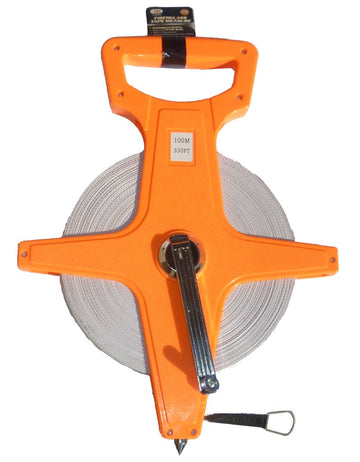 IIT 330 Foot / 100 Meter Open Reel Fiberglass Tape Measure