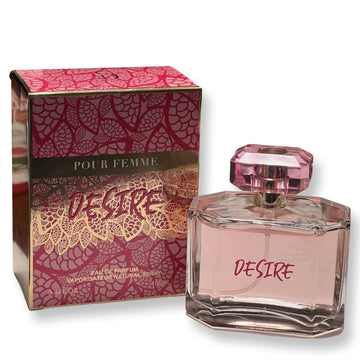 United Scents POUR FEMME DESIRE - Eau de Parfum - Top Notes: Peony, Pink Pepper and Asuka - 3.4 Fl Oz