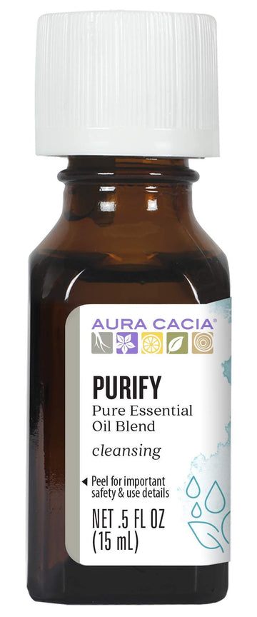 Aura Cacia Purify Essential Oil Blend 1/2 Oz. Bottle