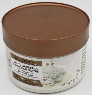 BELOVED WHITE GARDENIA & COCONUT WATER BODY CREAM 10oz.