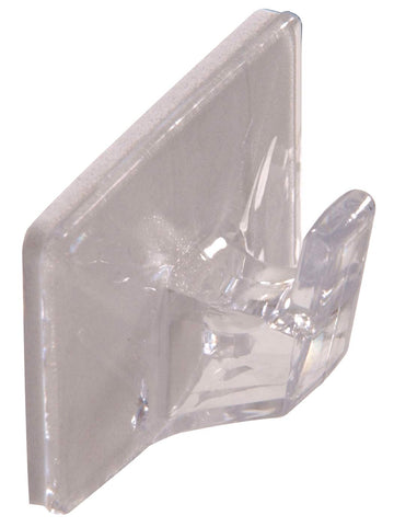 Hardware Essentials 852980 Medium Clear Adhesive Hook 3-Pack