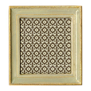 Cavallini Papers & Co Florentine Frame Ravenna, 3" x 3", Crème