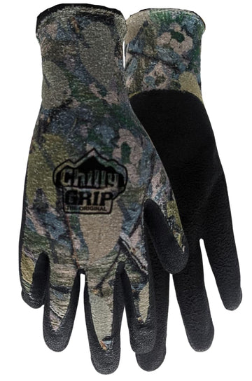 Red Steer A327WC-L Chilly Grip Woodland Camo Thermal Multi-Purpose Gloves [Price is per Pair] (Large)